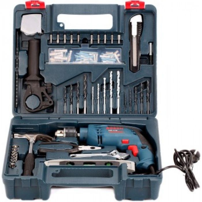 BOSCH Impact Drill 13 mm Complete Set Bor Tembok