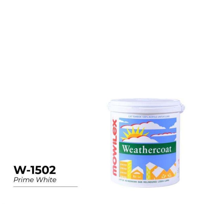 Mowilex Weathercoat Cat Tembok Eksterior Prime White 25l 4841