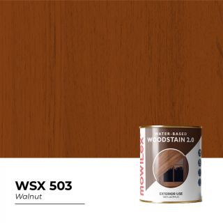 Mowilex Woodstain 2.0 Eksterior Cat Pelapis Kayu Premium Walnut 1L