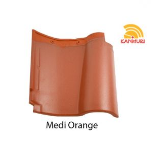 Kanmuri Genteng Keramik Espanica Matt Doff Medi Orange Mixtones