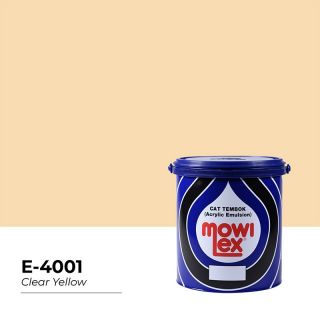 Mowilex Emulsion Cat Dinding Interior Clear Yellow 2.5L