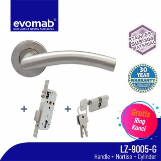 evomab Handle Set / Kunci Pintu Minimalis LZ-9005-G