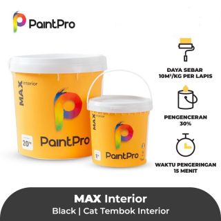 PaintPro MAX Cat Tembok Interior Black 5Kg