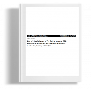 Use of high volumes of Flys Ash to Improve ECC Mechanical Properties and Material Greenness