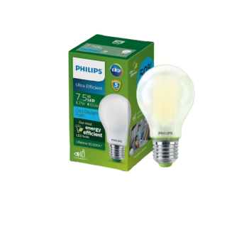 Philips LED Bulb Ultra Efficient 7.5 Watt 6500K
