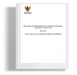 Peraturan Menteri Perhubungan tentang Tarif Angkutan Orang dengan Kereta Api Perintis