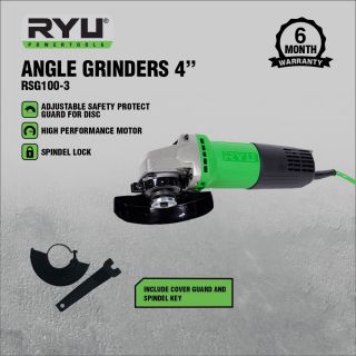 Ryu Angle Grinder 4 inch