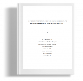 Comparing Rutting Performance Under a Heavy Vehicle Simulator to Rutting Performance at the NCAT Pavement Test Track