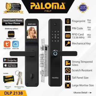Paloma Smart Lock Camera Door Viewer WiFi DLP 2138