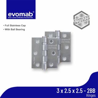 Evomab Engsel Pintu Eco Series 3 Inch 3X25X25