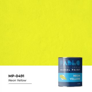 Pablo Mural Paint Neon Yellow 1L