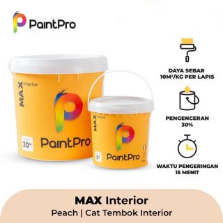 PaintPro MAX Cat Tembok Interior Peach 5Kg