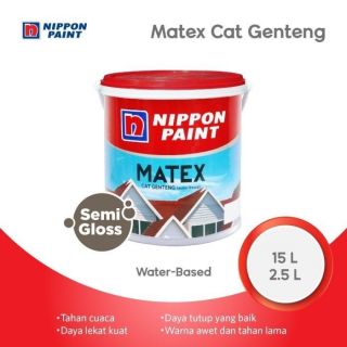 Nippon Paint Matex Cat Genteng Cat Dinding Interior 15L