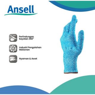 Ansell Hyflex 74-500 Sarung Tangan Safety Anti Sayat Fleksibel  - Size XL