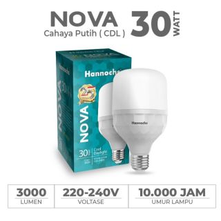 Hannochs Lampu Bohlam LED Nova 30 watt Cahaya Putih