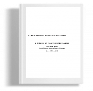 A theory of viscous hydroplaning