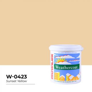 Mowilex Weathercoat Cat Tembok Eksterior Sunset Yellow 2.5L