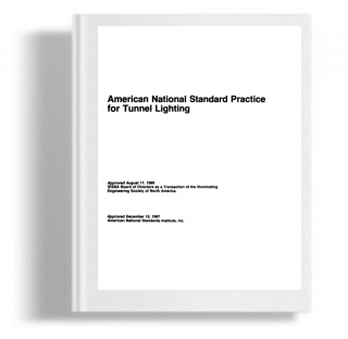 American National Standard Practice for tunnel lighting