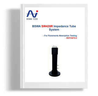 BSWA SW420R Impedance Tube System for pavement Absorption Testing