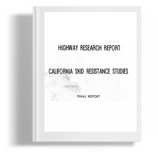 California Skid Resistance Studies