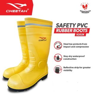 Cheetah Sepatu Safety 9202K PVC Boots