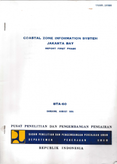 Coastal Zone Information System Jakarta Bay: Report First Phase