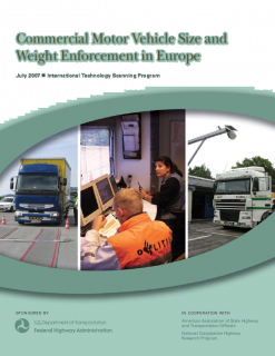 Commercial Motor Vehicle Size and Weight Enforcement in Europe 