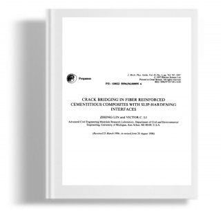 Crack bridging in fiber reinforced cementitious composites with slip hardening interfaces