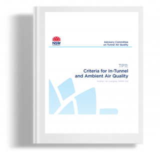 Criteria for in-tunnel and ambient air quality