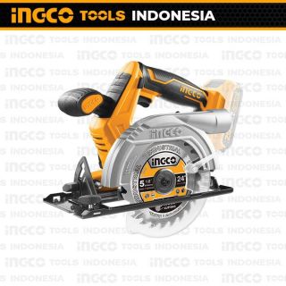 Ingco Cordless Circular Saw 6" Mesin Gergaji Kayu Serkel 20 V CSLI1401