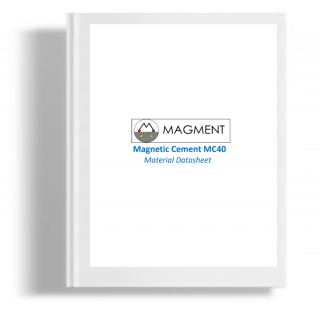 Materials datasheet of magnetic cement MC40