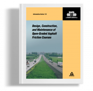 Design, construction, and maintenance of Open Graded Asphalts Friction Courses