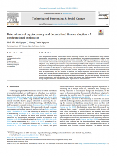 Determinants of Cryptocurrency and Decentralized Finance Adoption - A Configurational Exploration