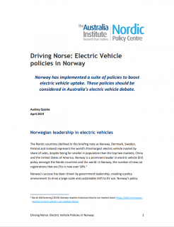 Driving Norse Electric Vehicle