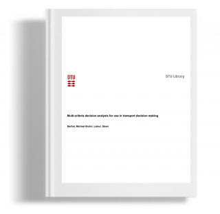 Multi-criteria decision analysis for use in transport decision making