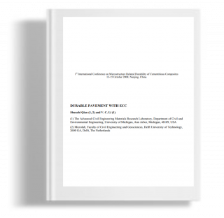 Durable pavement with ECC