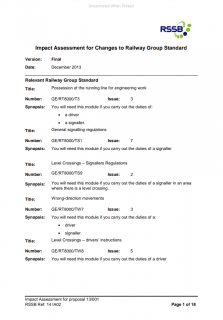 Duties of the COSS and person in charge when using a hand trolley 14 IA02