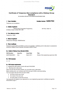 Duties of the engineering supervisor (ES)-12-061-TNC