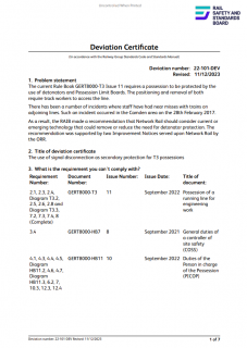 Revised Duties of the person in charge of the possession (PICOP)-22-101-DEV