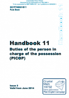 Duties of the person in charge of the possession (PICOP)-GERT8000-HB11-Iss-3