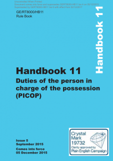 Duties of the person in charge of the possession (PICOP)-GERT8000-HB11-Iss-5