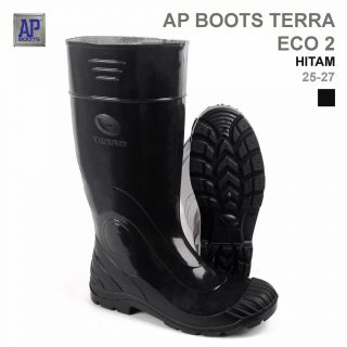 AP Boots TERRA ECO 2 Full Hitam PVC