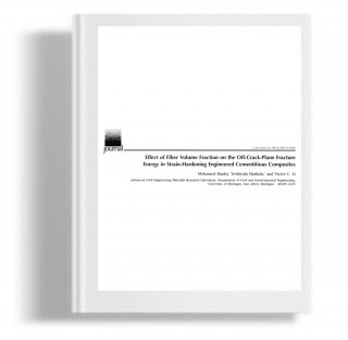 Effect of fiber volume fraction on the off-crack-plane fracture energy in strain hardening engineered cementitious composites