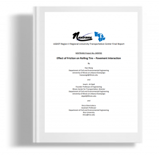 Effect of Friction on rolling tire - Pavement Interaction