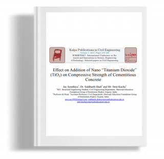 Effect on Addiction of Nano Titanium Dioxide on Compressive strength of Cementitious concrete