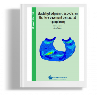 Elastohydrodynamic aspects on the tyre-pavement contact at aquaplaning