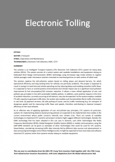 Electronic Toll Collection ETC