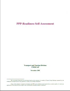 ESCAP 2005 PPP-Readiness-Self-Assessment