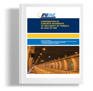 Eupave contribution of concrete pavements to the safety of tunnels in case fire