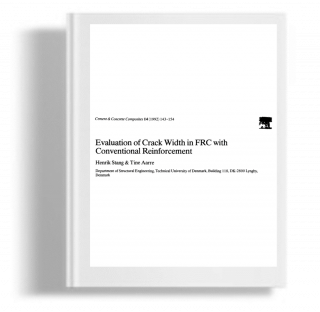 Evaluation of crack width in FRC with conventional reinforcement